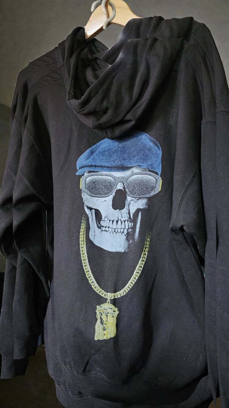 Misunderstood Genius Graphic Men’s Hoodie Large Y2K New D30 Streetwear Nice